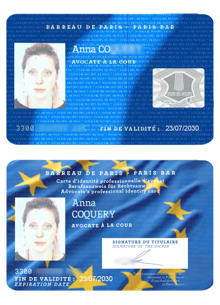 Certificate of garant in